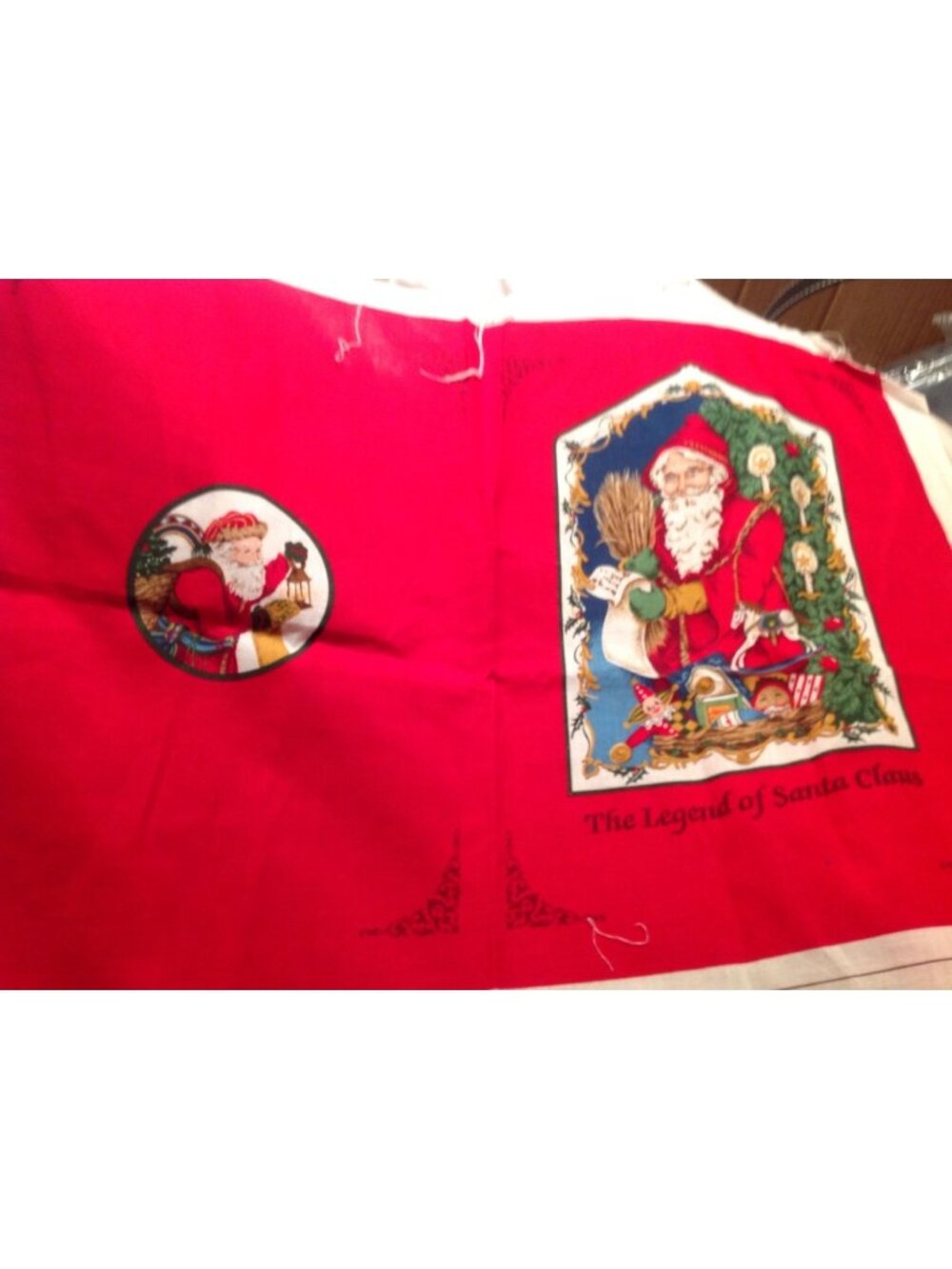 Craft Kit Father Christmas The Legend of Santa Claus Book Fabric with Instructio